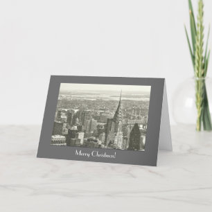 Cartes Pour Fêtes Annuelles Joyeux Noël - New York City