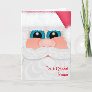 Cartes Pour Fêtes Annuelles Joyeux Noël Niece Sweet Père Noël