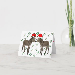 Cartes Pour Fêtes Annuelles Joyeux Noël, Noël d'âne