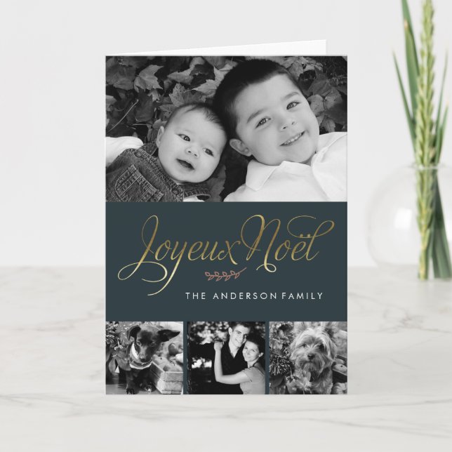 Cartes Pour Fêtes Annuelles Joyeux Noel Noël français (Devant)