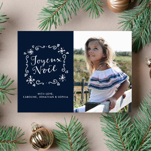 Cartes Pour Fêtes Annuelles Joyeux Noel Noël, photos personnalisées Note sur l