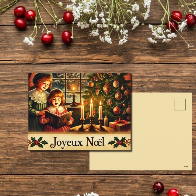 Cartes Pour Fêtes Annuelles Joyeux Noël -nostalgique (Créateur téléchargé)