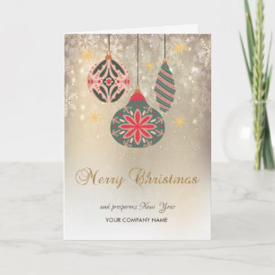 Cartes Pour Fêtes Annuelles Joyeux Noël, Ornements de Noël Snowflakes