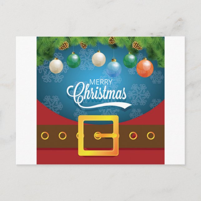 Cartes Pour Fêtes Annuelles Joyeux Noël Père Noël (Devant)