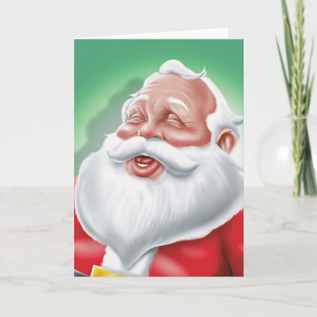 Cartes Pour Fêtes Annuelles Joyeux Noël Père Noël (Devant)