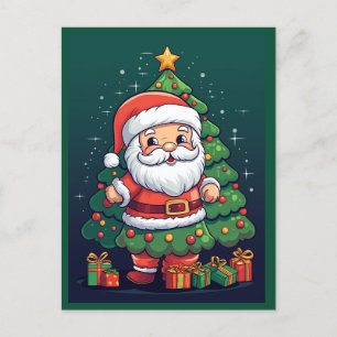 Cartes Pour Fêtes Annuelles Joyeux Noël Père Noël