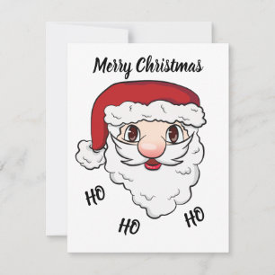 Cartes Pour Fêtes Annuelles Joyeux Noël Père Noël drôle personnalisable
