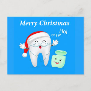 Cartes Pour Fêtes Annuelles Joyeux Noël Père Noël Tooth