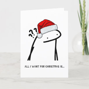Cartes Pour Fêtes Annuelles Joyeux Noël personnalisé Memes drôles pour les ami