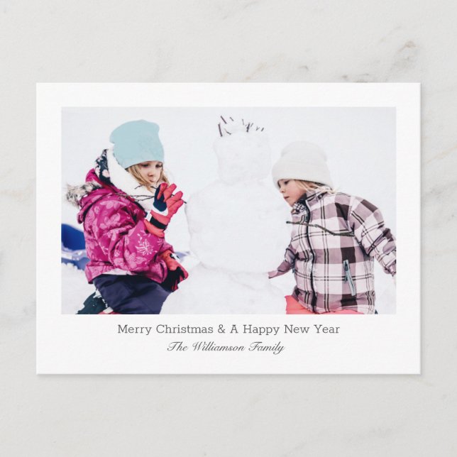Cartes Pour Fêtes Annuelles Joyeux Noël photo (Devant)