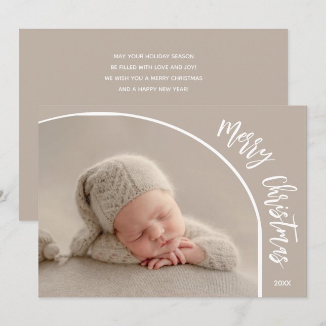 Cartes Pour Fêtes Annuelles Joyeux Noël photo (Devant / Derrière)