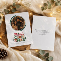 Joyeux Noël Photo Cercle Moderne