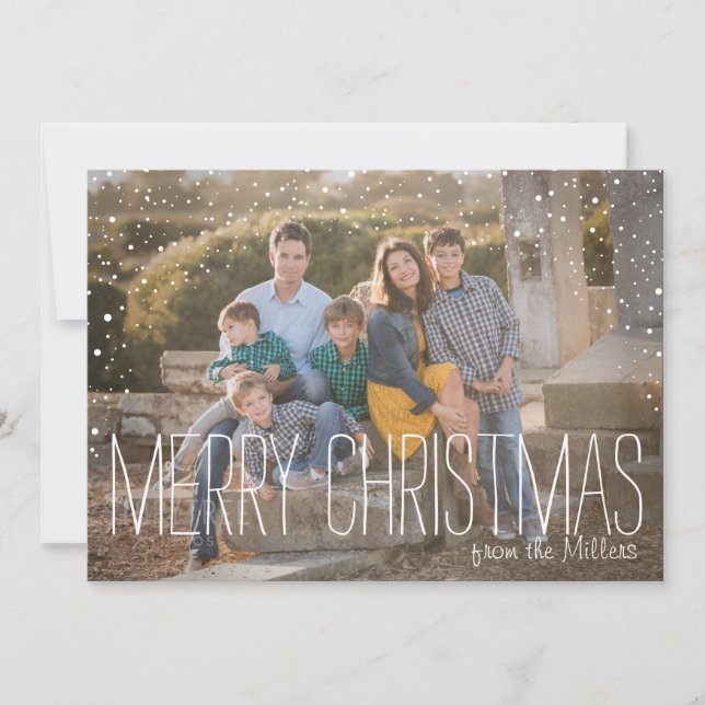 Cartes Pour Fêtes Annuelles Joyeux Noël photo complète (Devant)