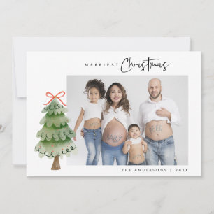 Cartes Pour Fêtes Annuelles Joyeux Noël, Photo de famille, Arbre de Noël
