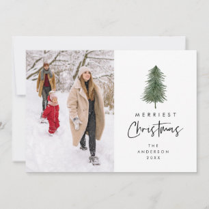 Cartes Pour Fêtes Annuelles Joyeux Noël, Photo de famille, Arbre de Noël