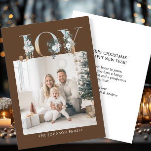 Cartes Pour Fêtes Annuelles Joyeux Noël ! Photo moderne, simple