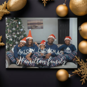 Cartes Pour Fêtes Annuelles Joyeux Noël Photo personnalisée