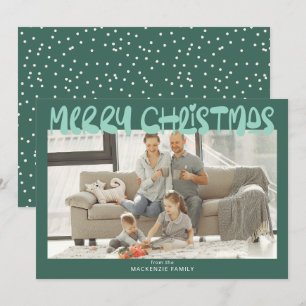 Cartes Pour Fêtes Annuelles Joyeux Noël photo personnalisée
