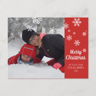 Cartes Pour Fêtes Annuelles Joyeux Noël Photo personnalisée de Noël
