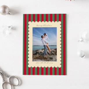 Cartes Pour Fêtes Annuelles Joyeux Noël Photographie Moderne Personnalisée