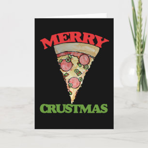 Cartes Pour Fêtes Annuelles Joyeux Noël pizza