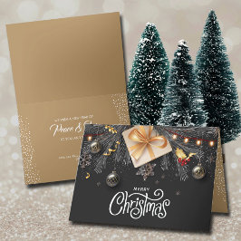 Cartes Pour Fêtes Annuelles Joyeux Noël plié
