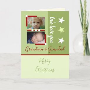 Cartes Pour Fêtes Annuelles Joyeux Noël pour grand-mère et grand-mère