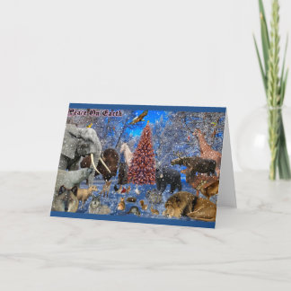 Cartes Pour Fêtes Annuelles Joyeux Noël pour tous les animaux