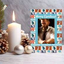 Joyeux Noël Psychiatre Photo Personnalisée