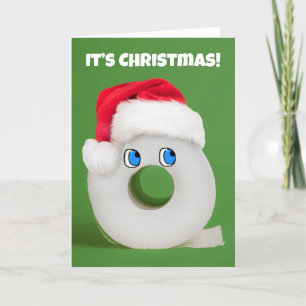 Cartes Pour Fêtes Annuelles Joyeux Noël Rouleau de Papier Toilette Parlant