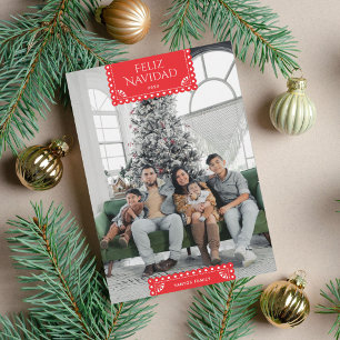 Cartes Pour Fêtes Annuelles Joyeux Noël Ruban Rouge