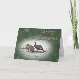 Cartes Pour Fêtes Annuelles Joyeux Noël sauvage Turquie