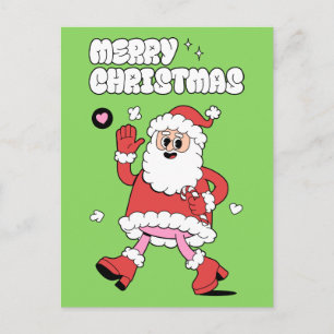 Cartes Pour Fêtes Annuelles Joyeux Noël - Super Père Noël Strut