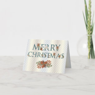 Cartes Pour Fêtes Annuelles Joyeux Noël sur arrière - plan Silver Shiny