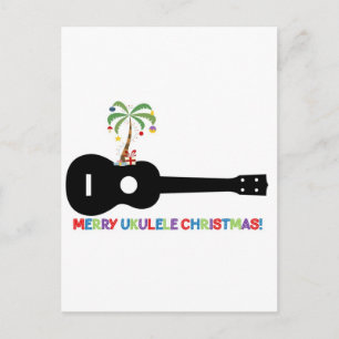 Cartes Pour Fêtes Annuelles Joyeux Noël Ukulele
