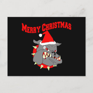 Cartes Pour Fêtes Annuelles Joyeux Noël USMC Devil Chien