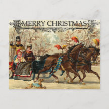 Joyeux Noël Victorian Family Carriage