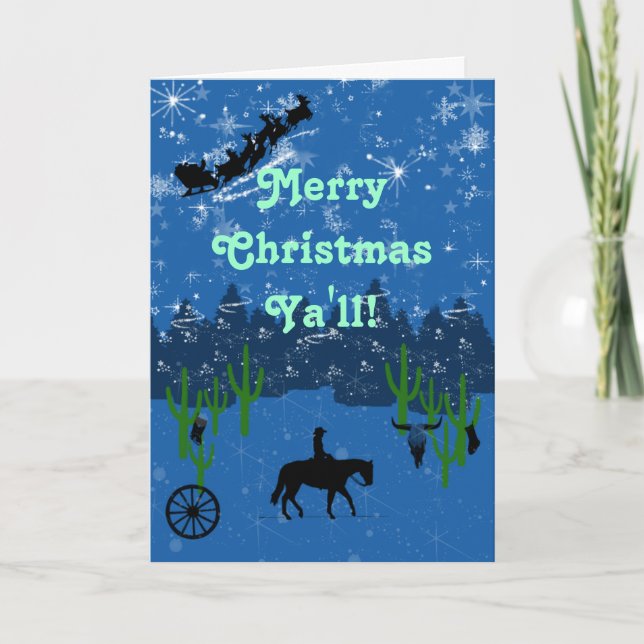 Cartes Pour Fêtes Annuelles Joyeux Noël vous ! (Devant)