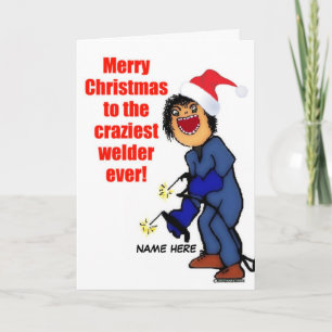 Cartes Pour Fêtes Annuelles Joyeux Noël Welder