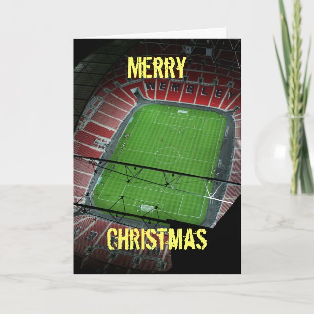 Cartes Pour Fêtes Annuelles Joyeux Noël - Wembley Stadium (Devant)
