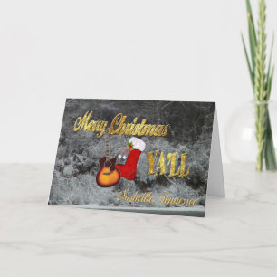 Cartes Pour Fêtes Annuelles Joyeux Noël Yall Nashville Tennessee
