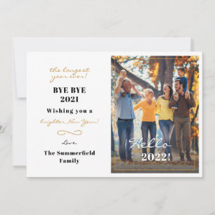 Cartes Pour Fêtes Annuelles Joyeux Nouvel An 2022 Hand Lettered Photo