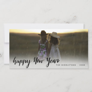 Cartes Pour Fêtes Annuelles Joyeux Nouvel An photo de jour férié manuscrite