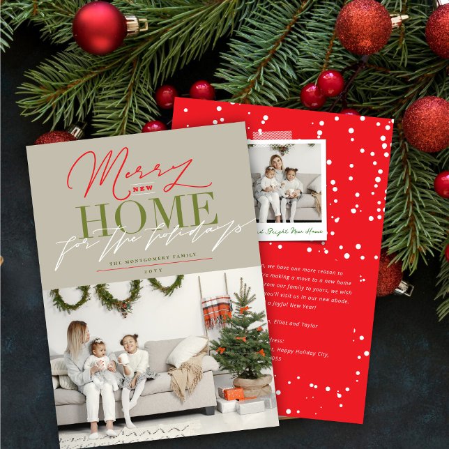 Cartes Pour Fêtes Annuelles Joyeux Nouvelle Maison Pour Les Vacances Nous Avon (Créateur téléchargé)