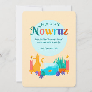 Cartes Pour Fêtes Annuelles Joyeux Nowruz