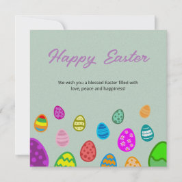 Cartes Pour Fêtes Annuelles Joyeux oeufs de Pâques
