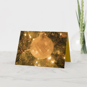Cartes Pour Fêtes Annuelles Joyeux ornement d'arbre de Noël