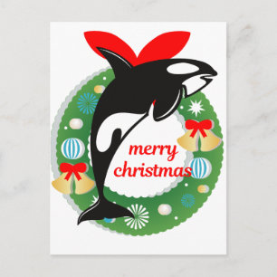 Cartes Pour Fêtes Annuelles joyeux orque de noël