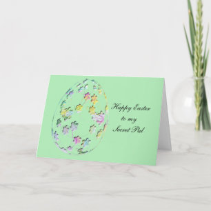 Cartes Pour Fêtes Annuelles Joyeux Pal Secret de Pâques