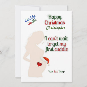 Cartes Pour Fêtes Annuelles Joyeux papa de Noël, s'attendre à des parents